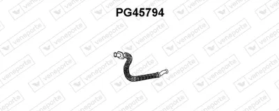 Tubo de escape VENEPORTE PG45794