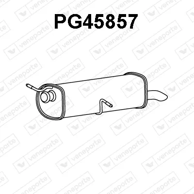 Silenciador posterior Peugeot 308 SW I