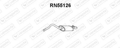 Silenciador posterior Renault 21 Saloon