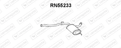 silenciador del medio Renault 21 Saloon