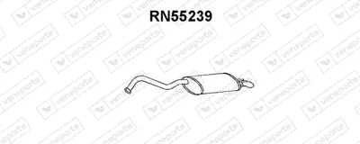 Silenciador posterior Renault 21