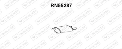 Silenciador posterior Renault 25