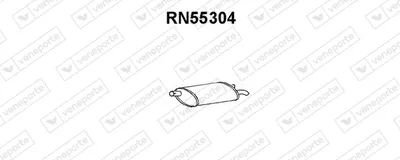 Silenciador posterior Renault 25