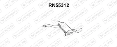 Presilenciador Renault SAFRANE I · Renault SAFRANE II