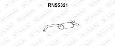 Silenciador posterior Renault SAFRANE I