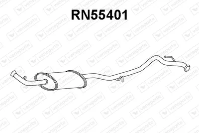 silenciador del medio Renault TRAFIC Van · Renault TRAFIC Bus