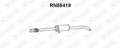 silenciador del medio Renault MEGANE I · Renault MEGANE I Classic · Renault MEGANE Scénic