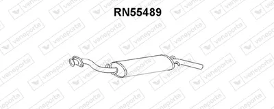Silenciador posterior Renault MASTER I Van · Renault MASTER I Bus