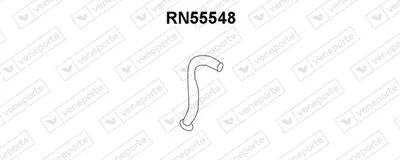 Tubo de escape VENEPORTE RN55548