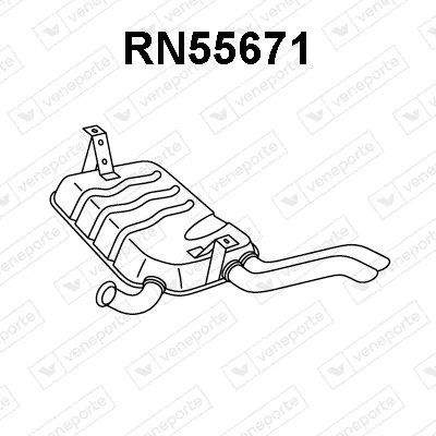 Silenciador posterior Renault LAGUNA II · Renault LAGUNA II Grandtour