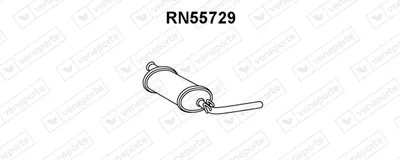 Silenciador posterior Renault TRAFIC Van · Renault TRAFIC Platform/Chassis