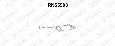 Silenciador posterior Renault 19 II
