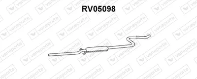 silenciador del medio Rover 200 I Saloon