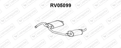 Silenciador posterior Rover 200 I Saloon