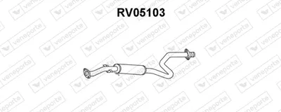 silenciador del medio Rover 200 II Hatchback · Rover 400 II