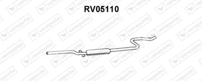silenciador del medio Rover 200 I Saloon