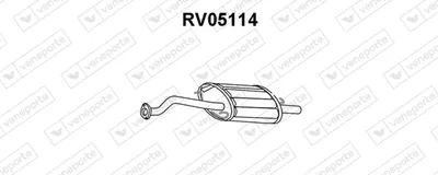 Silenciador posterior Honda CONCERTO · Honda CONCERTO Saloon · Rover 200 II Hatchback