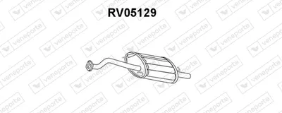 Silenciador posterior Honda CONCERTO Saloon · Rover 400 II · Rover 400 Tourer