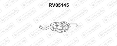 Silenciador posterior Rover 75 I Tourer