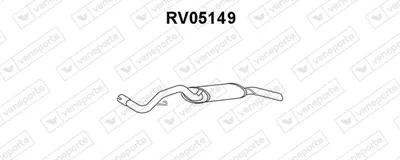 Silenciador posterior Rover 100 / METRO Hatchback