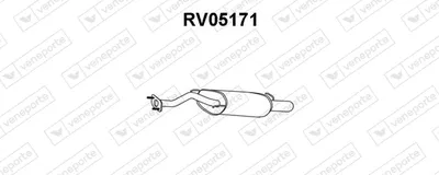 Silenciador posterior Mg MG ZS · Rover 400 II Hatchback · Rover 400 II