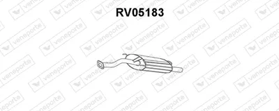 Silenciador posterior Rover 200 II Convertible · Rover 400 II Hatchback · Rover 400 II