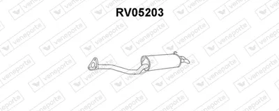Silenciador posterior Rover 800 Hatchback · Rover 800