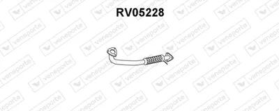 Tubo de escape VENEPORTE RV05228