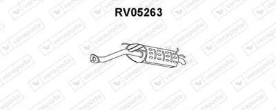 Silenciador posterior Mg MG ZS · Mg MG ZS Hatchback · Rover 400 II Hatchback