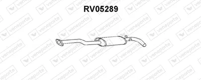 silenciador del medio Rover 100 / METRO Hatchback