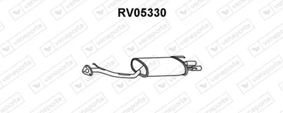 Silenciador posterior Rover 400 II