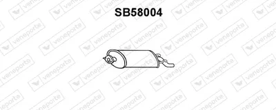 Silenciador posterior Saab 9000 Hatchback