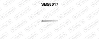 Tubo de escape VENEPORTE SB58017