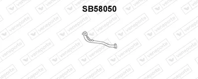 Tubo de escape VENEPORTE SB58050