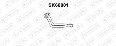 Tubo de escape Skoda FAVORIT