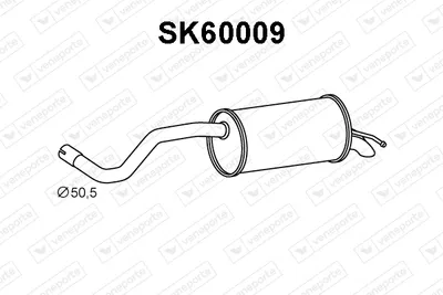 Silenciador posterior Skoda ROOMSTER · Skoda ROOMSTER Praktik