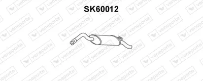 Silenciador posterior Skoda FAVORIT · Skoda FELICIA I · Skoda FELICIA II