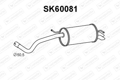 Silenciador posterior Seat IBIZA III · Seat IBIZA IV · Seat IBIZA IV SC