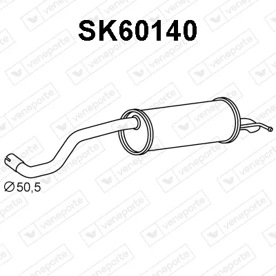 Silenciador posterior Skoda ROOMSTER · Skoda ROOMSTER Praktik