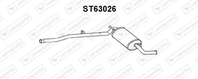 Silenciador posterior Seat IBIZA I