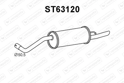 Silenciador posterior Seat IBIZA IV · Seat IBIZA IV SC