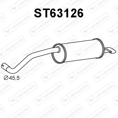 Silenciador posterior Seat IBIZA IV · Seat IBIZA IV SC · Seat IBIZA IV ST