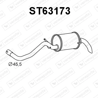 Silenciador posterior Vw LUPO I