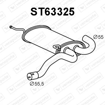 silenciador del medio Audi Q2 · Seat LEON · Seat LEON SC