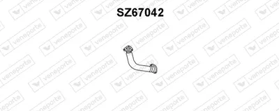 Tubo de escape VENEPORTE SZ67042