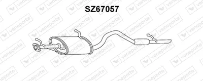 Silenciador posterior Suzuki GRAND VITARA I