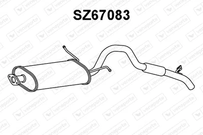 Silenciador posterior Suzuki VITARA