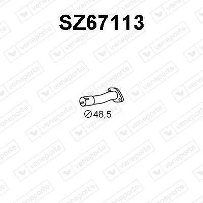 Tubo de escape Suzuki SWIFT III