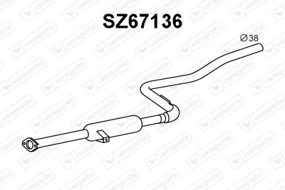 Presilenciador Suzuki SWIFT II Hatchback