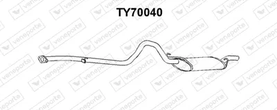 Silenciador posterior Toyota COROLLA Hatchback · Toyota COROLLA
